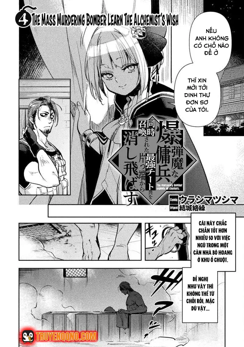 Bakudanma Na Youhei, Douji Shoukan Sareta Saikyou Cheat-Domo Wo Katappashi Kara Keshitobasu Chapter 4 - Trang 2