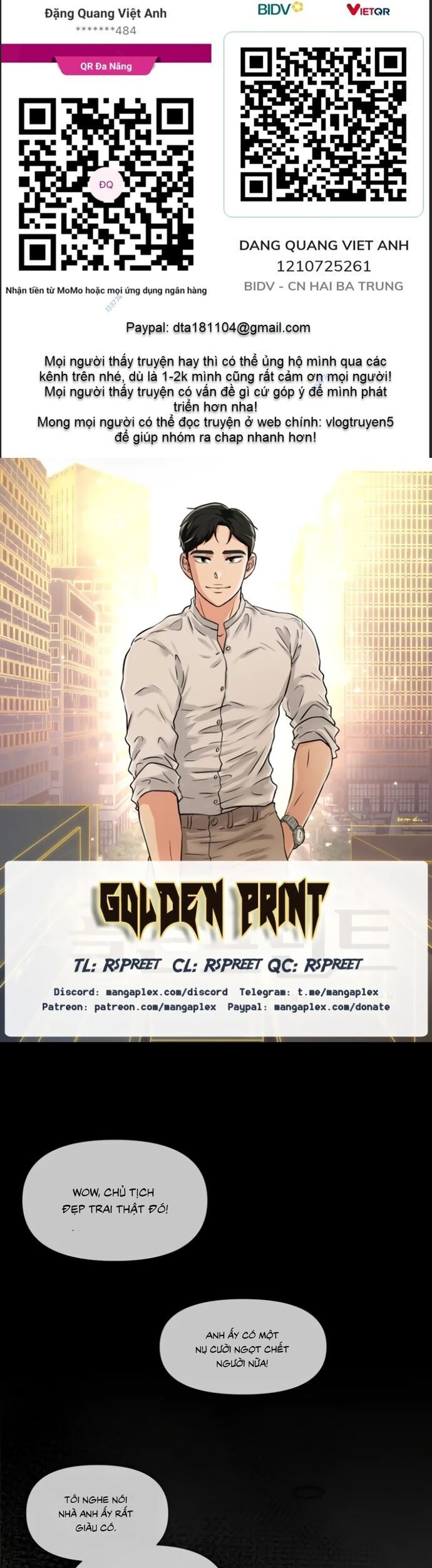 Bản Thiết Kế Vàng Chapter 5.1 - Trang 2