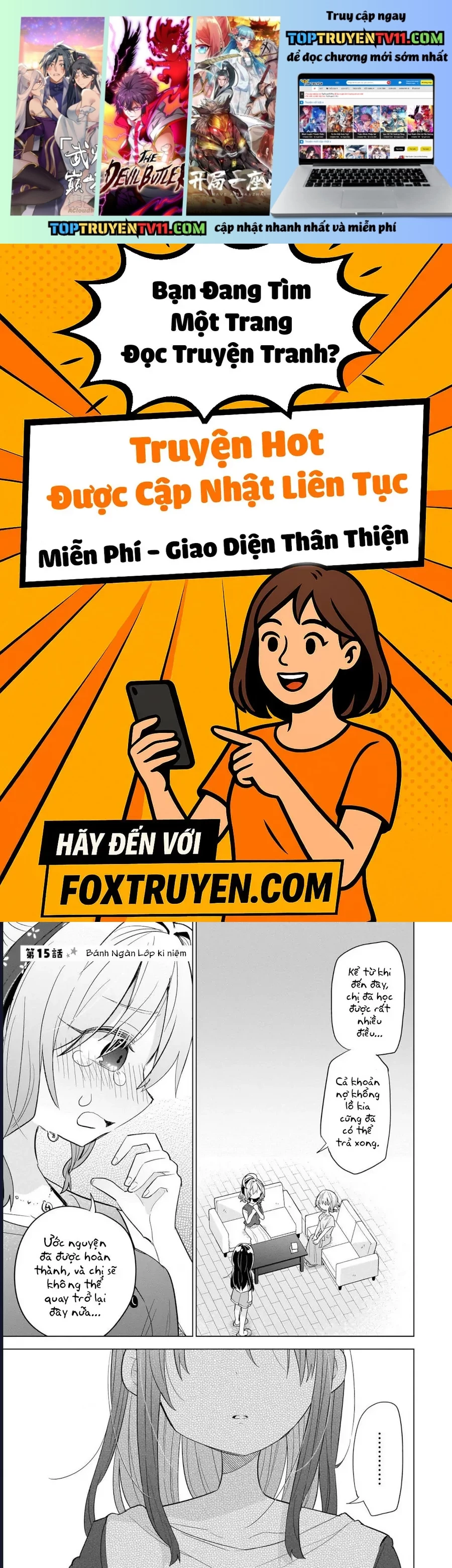 Bánh Ngọt, Elf, Và Nữ Sinh Trung Học Chapter 15 - Trang 2