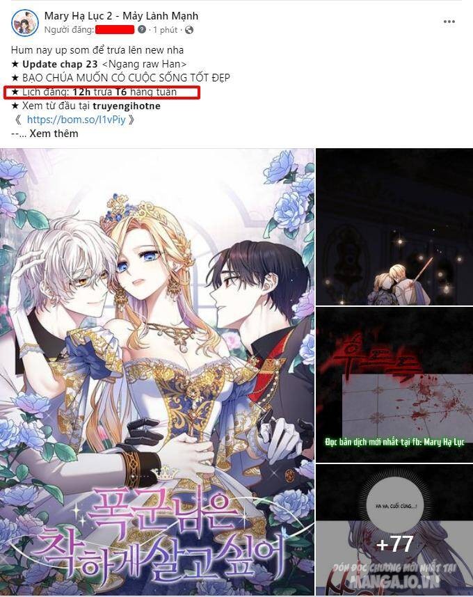 Bạo Chúa Muốn Có Cuộc Sống Tốt Đẹp Chapter 23.1 - Trang 2