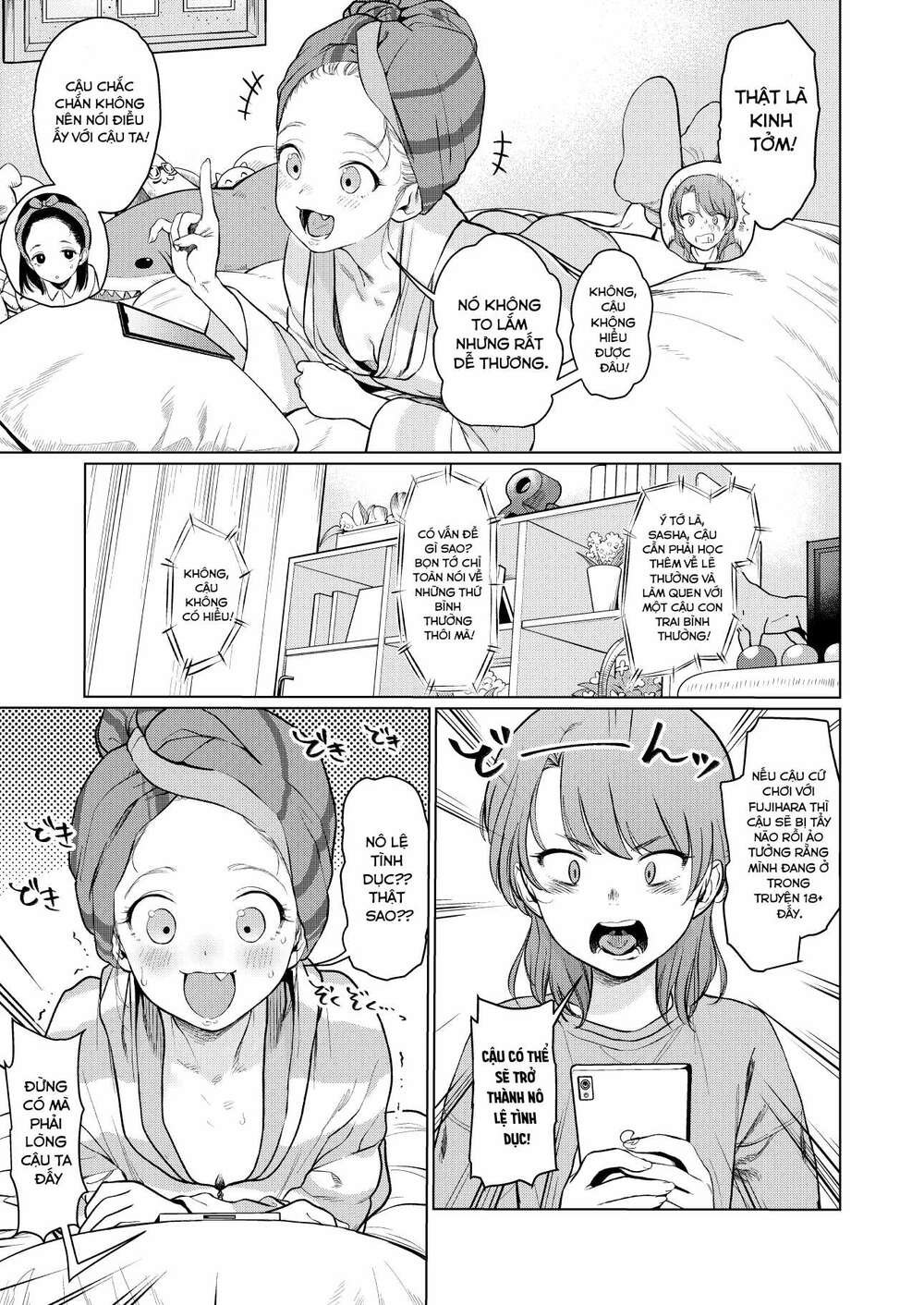 Bé Sơ Trung Sasha Và Thằng Bạn Otaku Cùng Lớp Chapter 10 - Trang 2