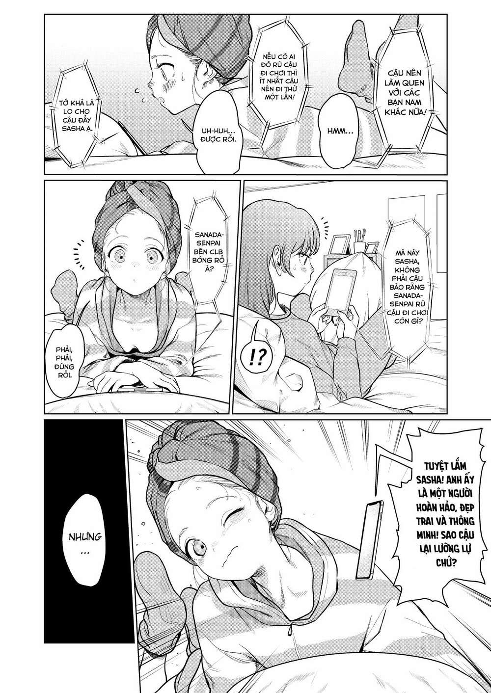 Bé Sơ Trung Sasha Và Thằng Bạn Otaku Cùng Lớp Chapter 10 - Trang 2