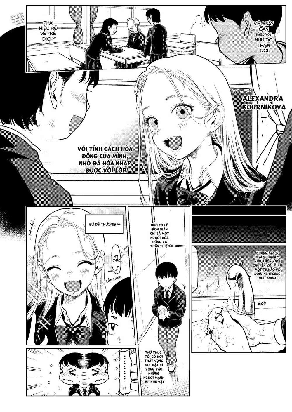 Bé Sơ Trung Sasha Và Thằng Bạn Otaku Cùng Lớp Chapter 2 - Trang 2