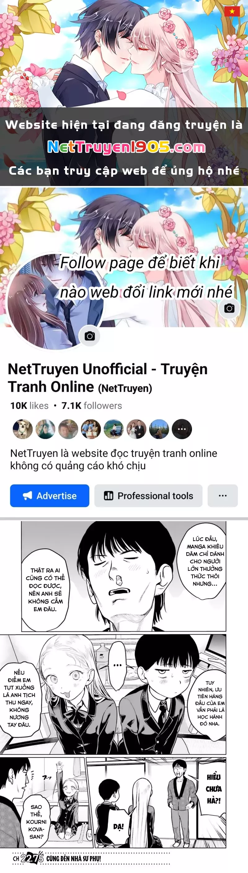 Bé Sơ Trung Sasha Và Thằng Bạn Otaku Cùng Lớp Chapter 22.8 - Trang 2