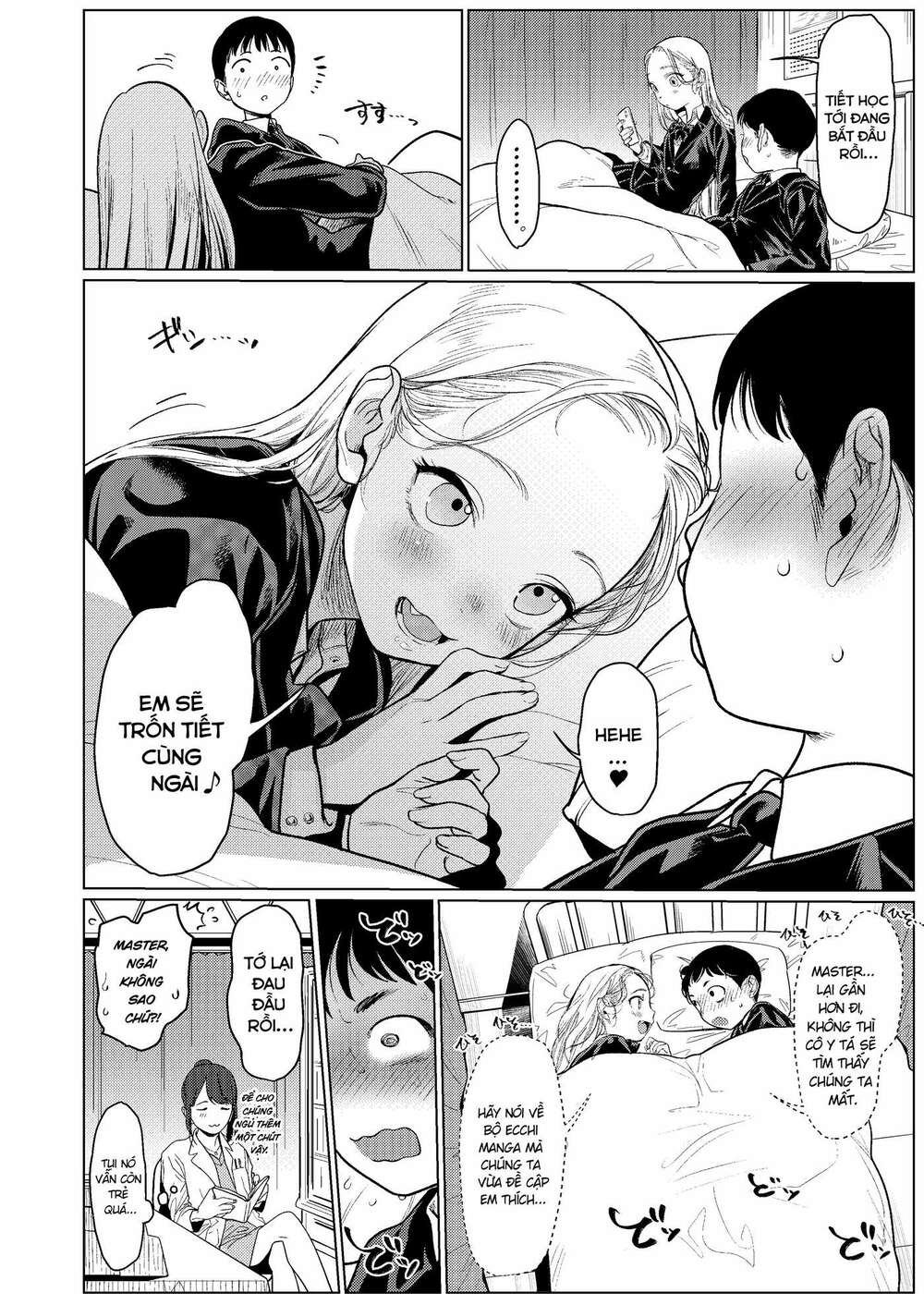 Bé Sơ Trung Sasha Và Thằng Bạn Otaku Cùng Lớp Chapter 4 - Trang 2