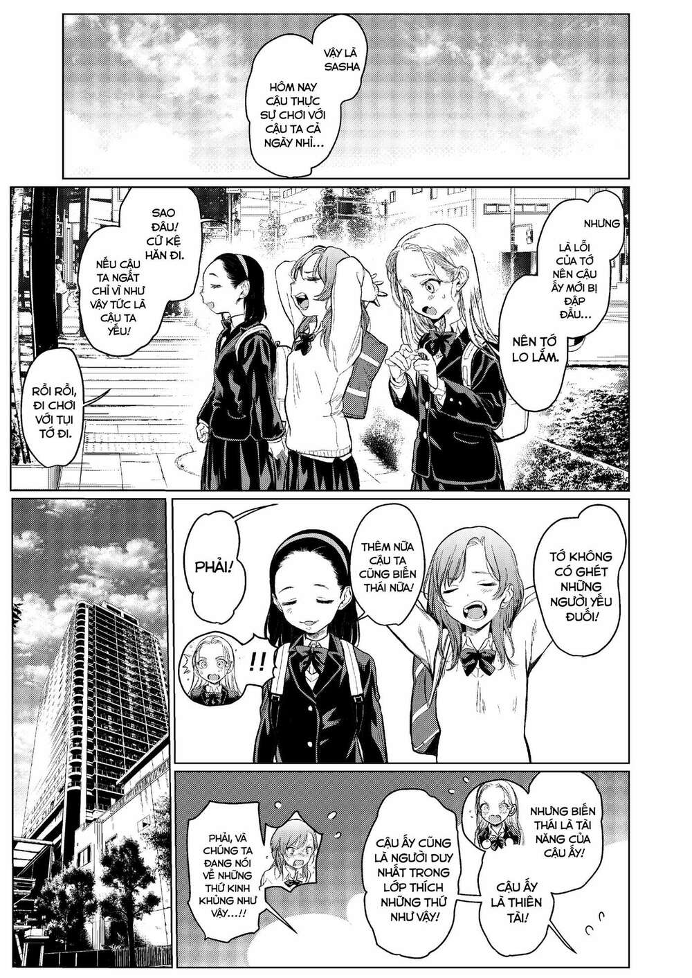 Bé Sơ Trung Sasha Và Thằng Bạn Otaku Cùng Lớp Chapter 5 - Trang 2