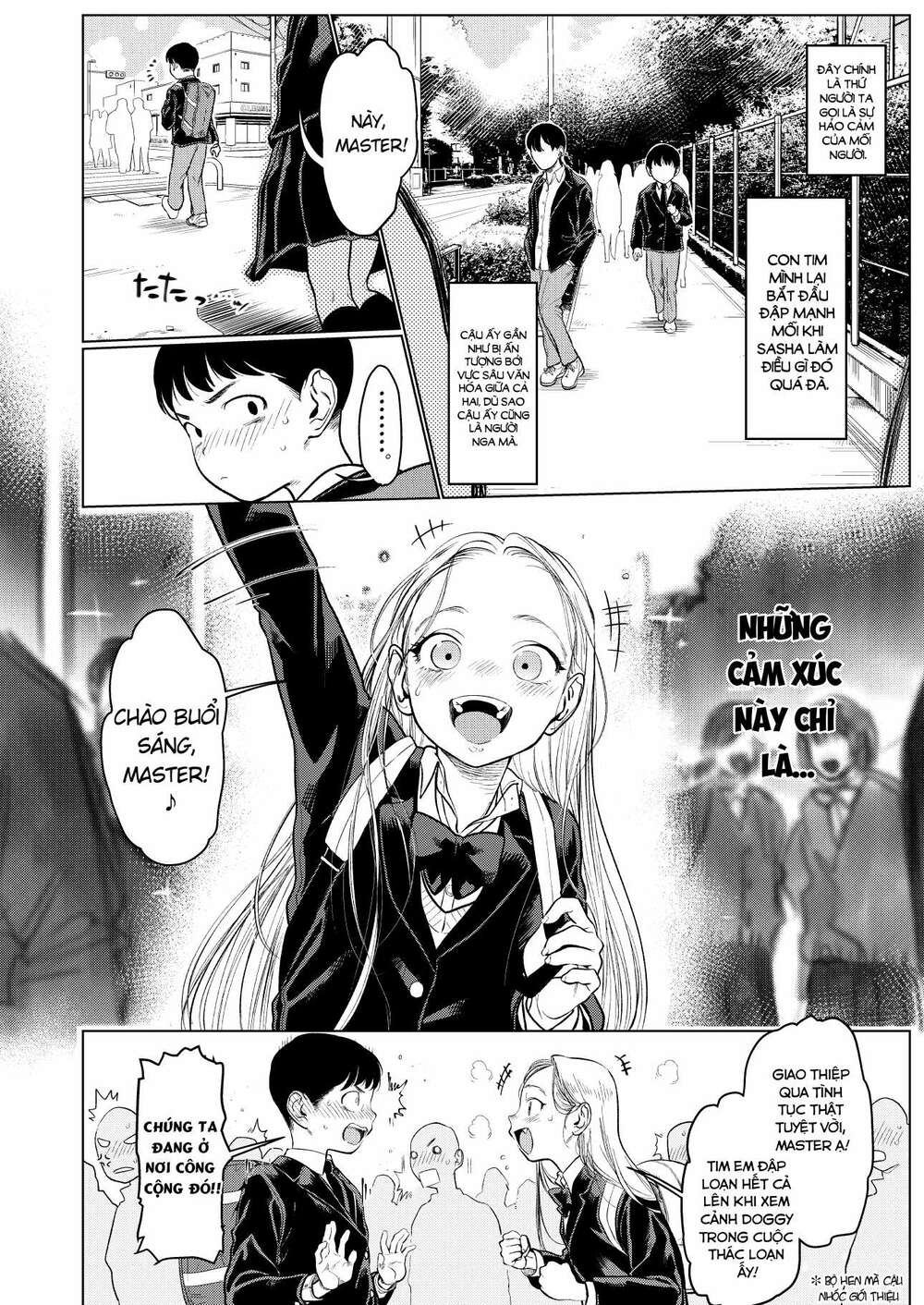 Bé Sơ Trung Sasha Và Thằng Bạn Otaku Cùng Lớp Chapter 6 - Trang 2