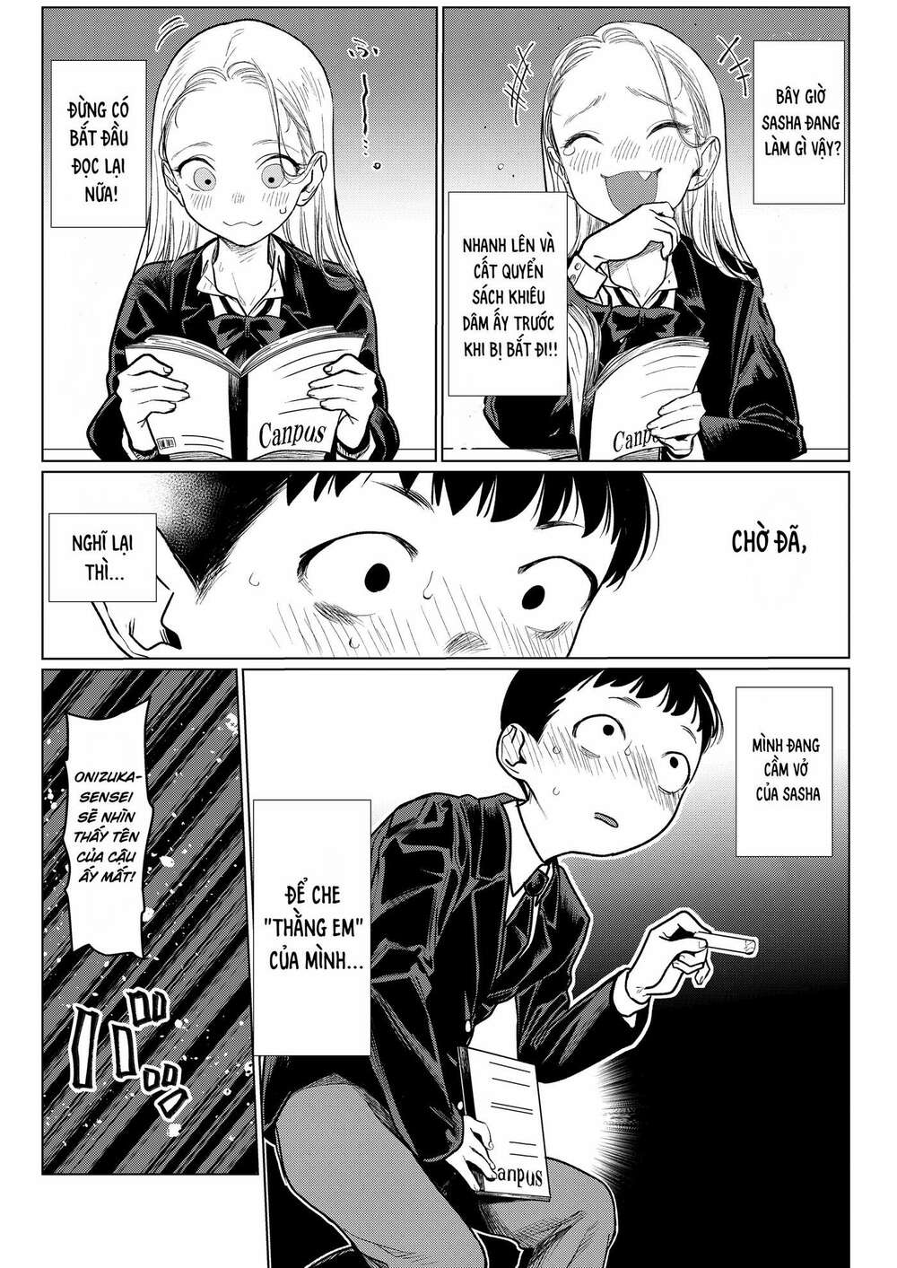 Bé Sơ Trung Sasha Và Thằng Bạn Otaku Cùng Lớp Chapter 7.5 - Trang 2