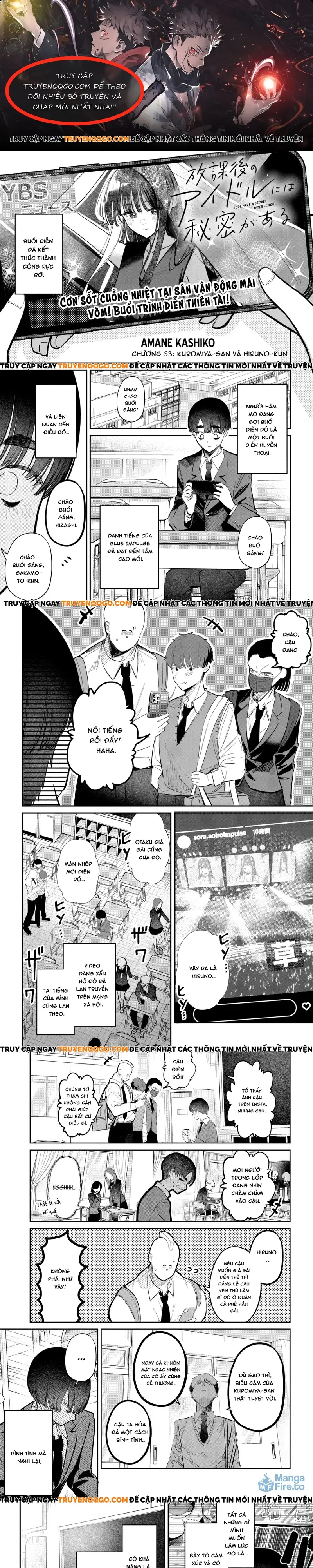 Bí Mật Của Idol, Sau Giờ Học Chapter 53 - Trang 2