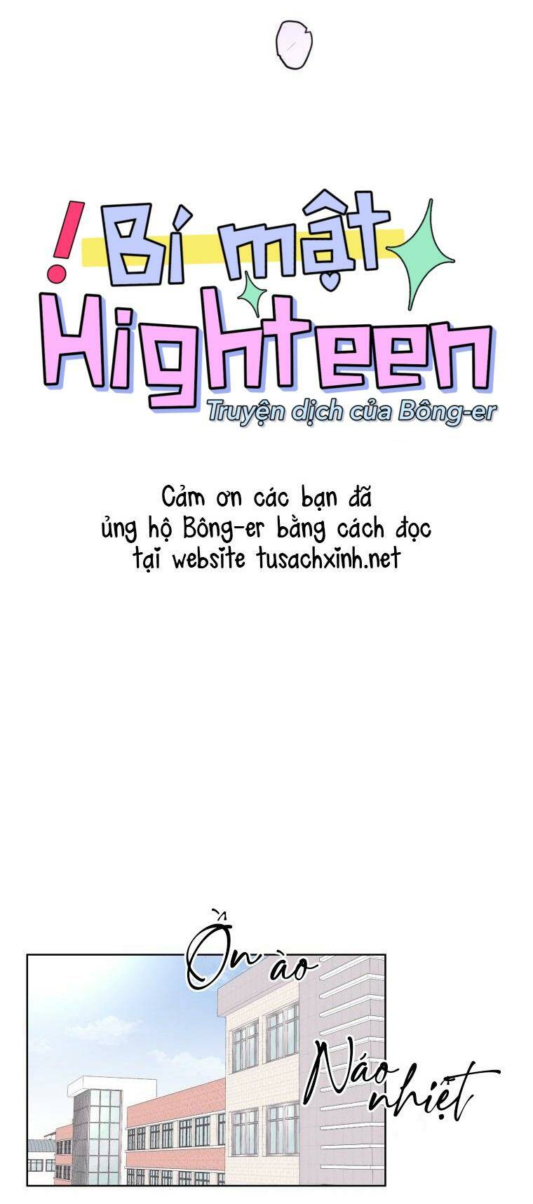 Bí Mật Highteen Chapter 1 - Trang 2