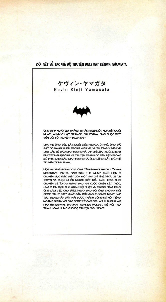 Billy Bat Chapter 2 - Trang 2