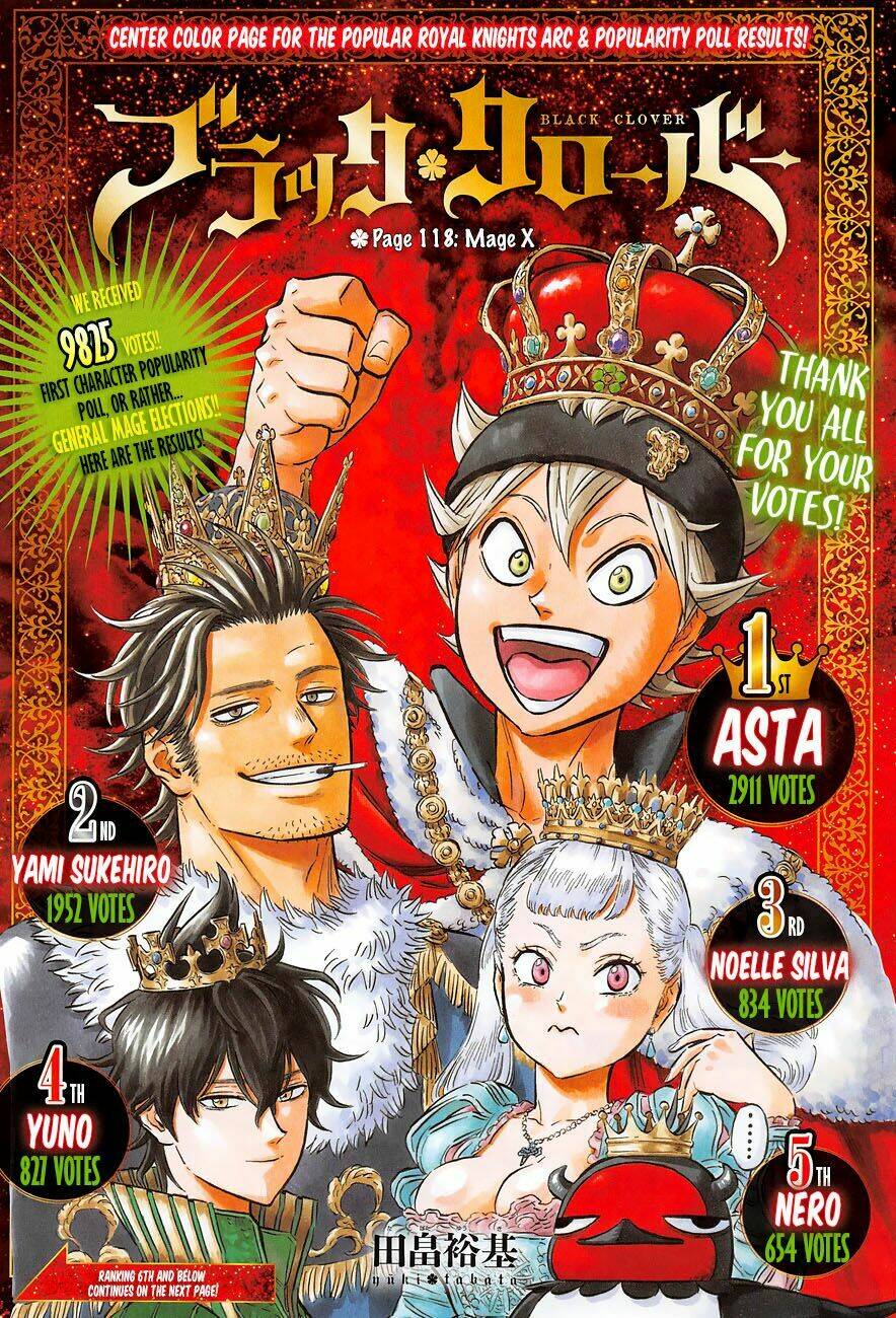 Black Clover – Pháp Sư Không Phép Thuật Chapter 118 - Trang 2