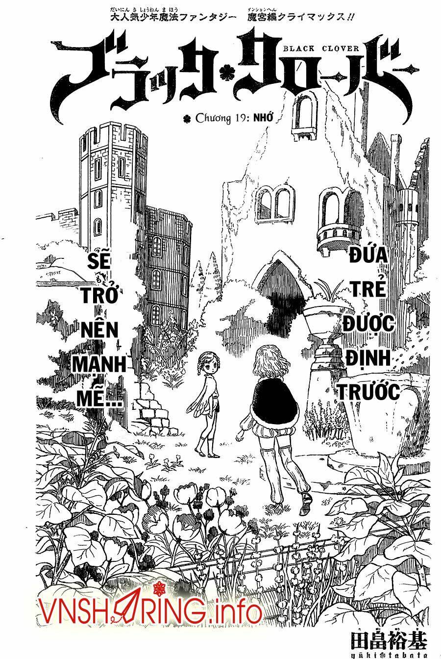 Black Clover – Pháp Sư Không Phép Thuật Chapter 19 - Trang 2