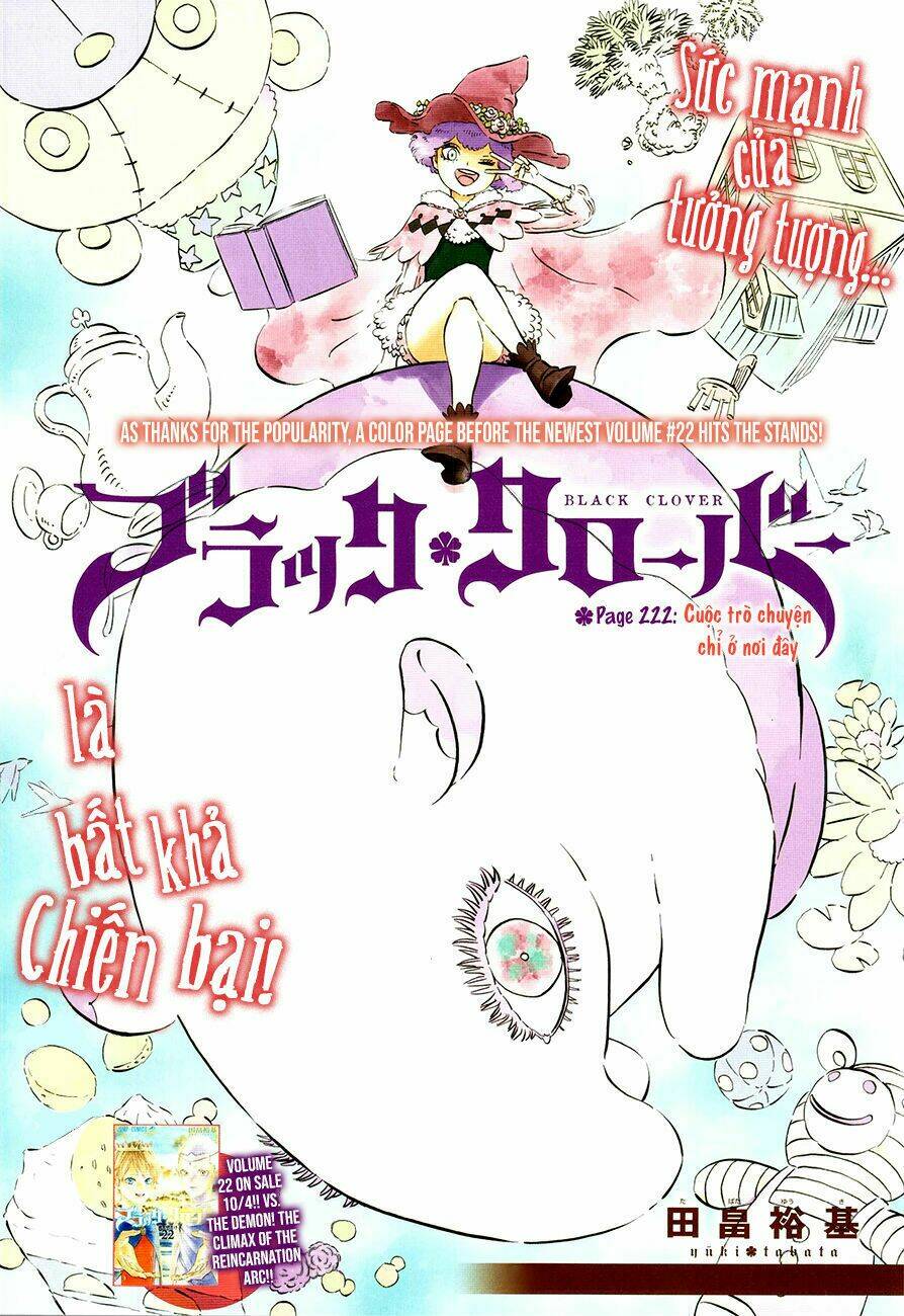 Black Clover – Pháp Sư Không Phép Thuật Chapter 222 - Trang 2