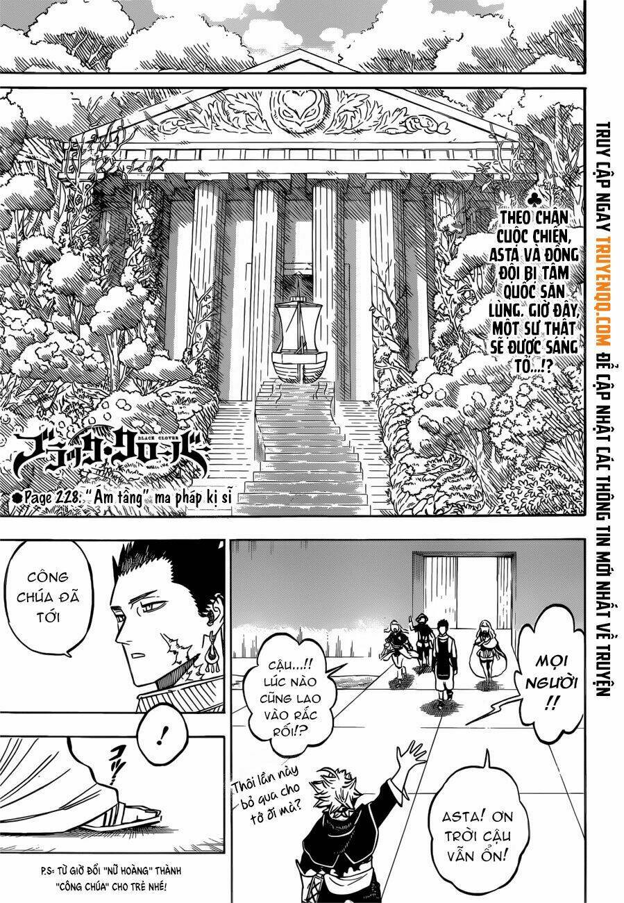 Black Clover – Pháp Sư Không Phép Thuật Chapter 228 - Trang 2