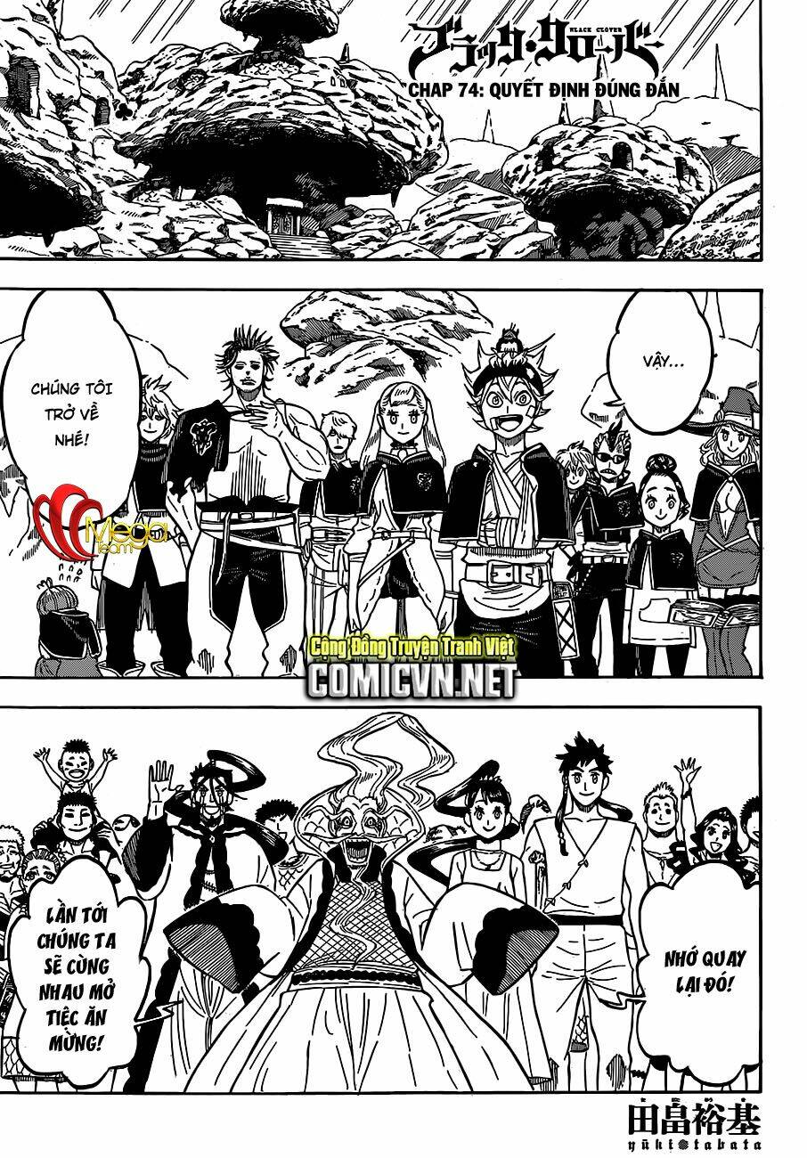 Black Clover – Pháp Sư Không Phép Thuật Chapter 74 - Trang 2