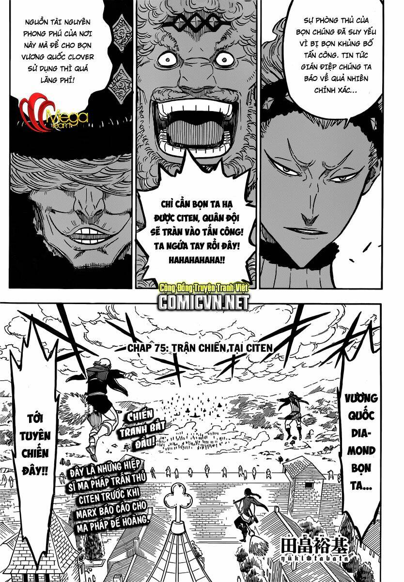 Black Clover – Pháp Sư Không Phép Thuật Chapter 75 - Trang 2