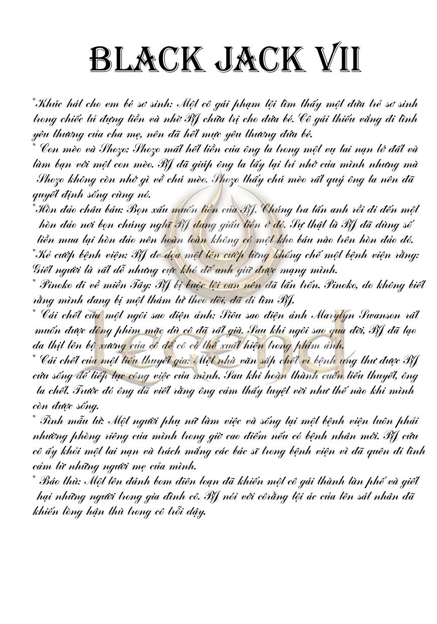 Black Jack Chapter 60 - Trang 2