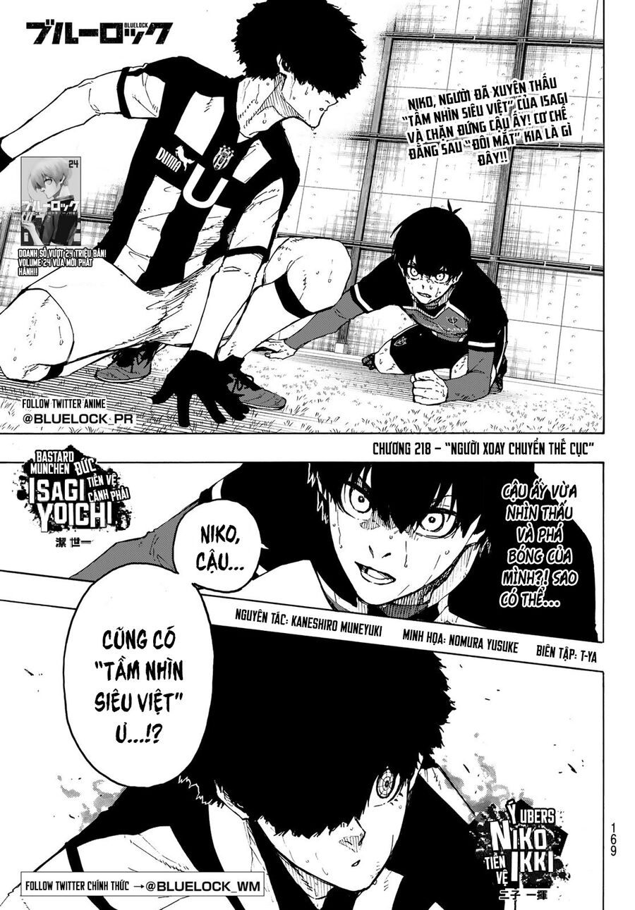 Blue Lock Chapter 218 - Trang 2
