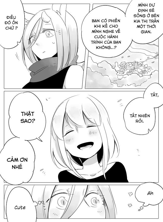 Bocchi Kaibutsu To Moumoku Shoujo Chapter 1 - Trang 2