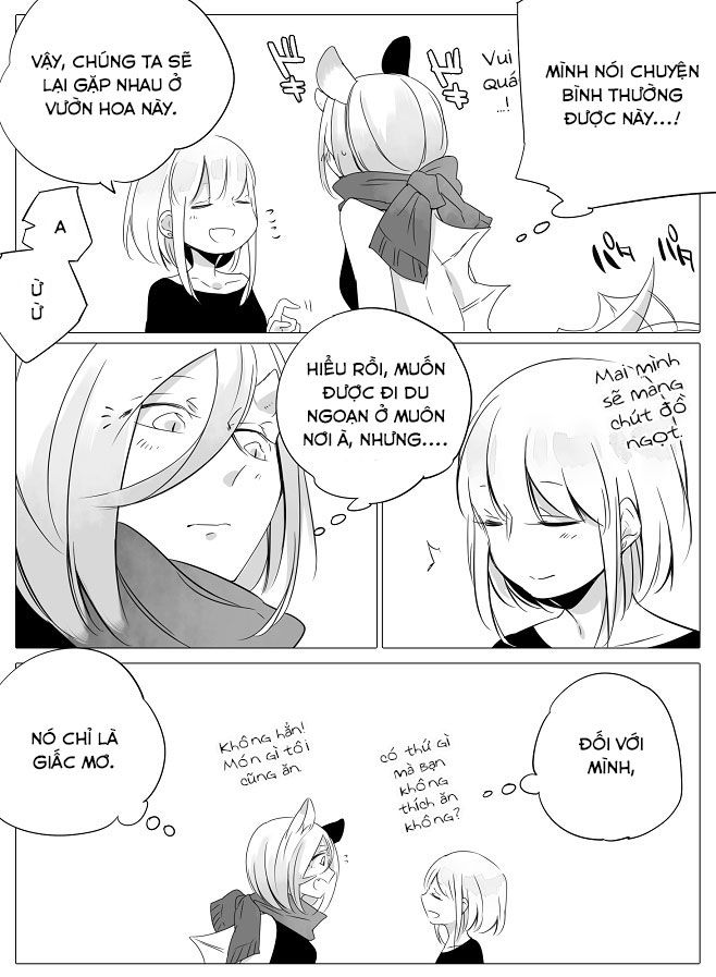 Bocchi Kaibutsu To Moumoku Shoujo Chapter 1 - Trang 2