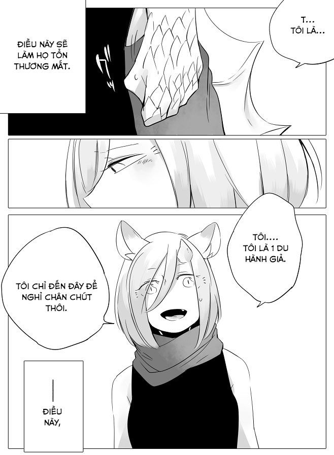 Bocchi Kaibutsu To Moumoku Shoujo Chapter 1 - Trang 2