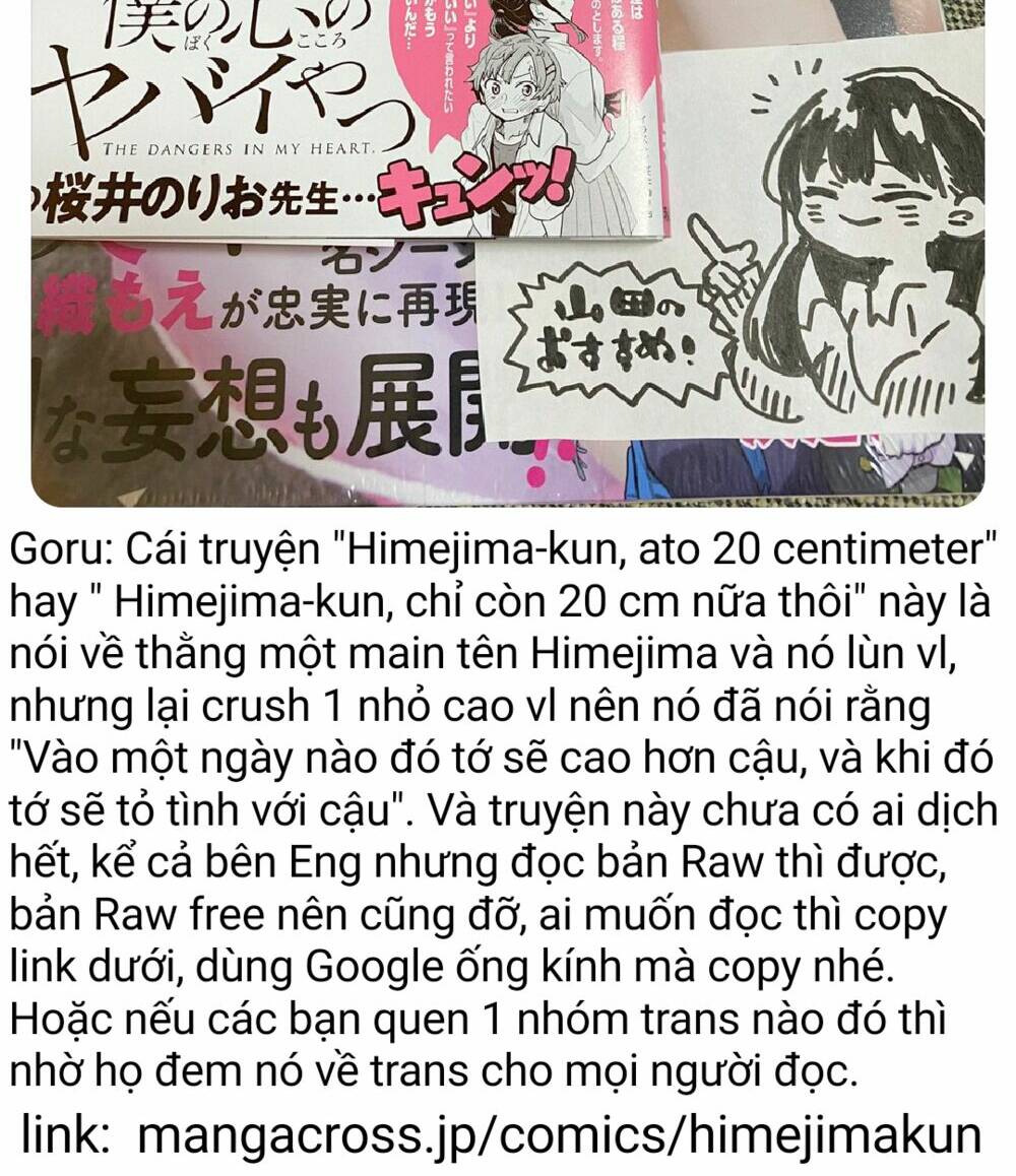 Boku No Kokoro No Yabai Yatsu Chapter 101.1 - Trang 2