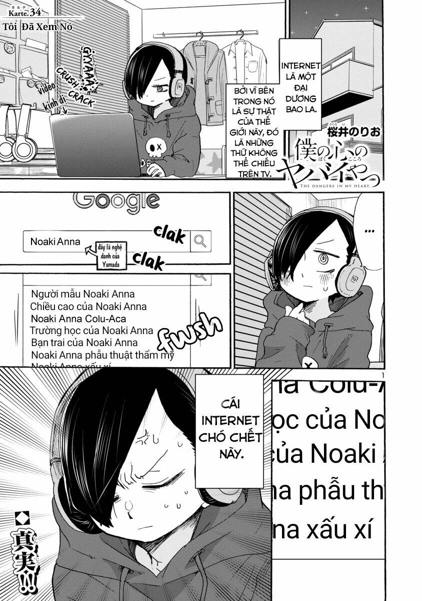 Boku No Kokoro No Yabai Yatsu Chapter 34 - Trang 2