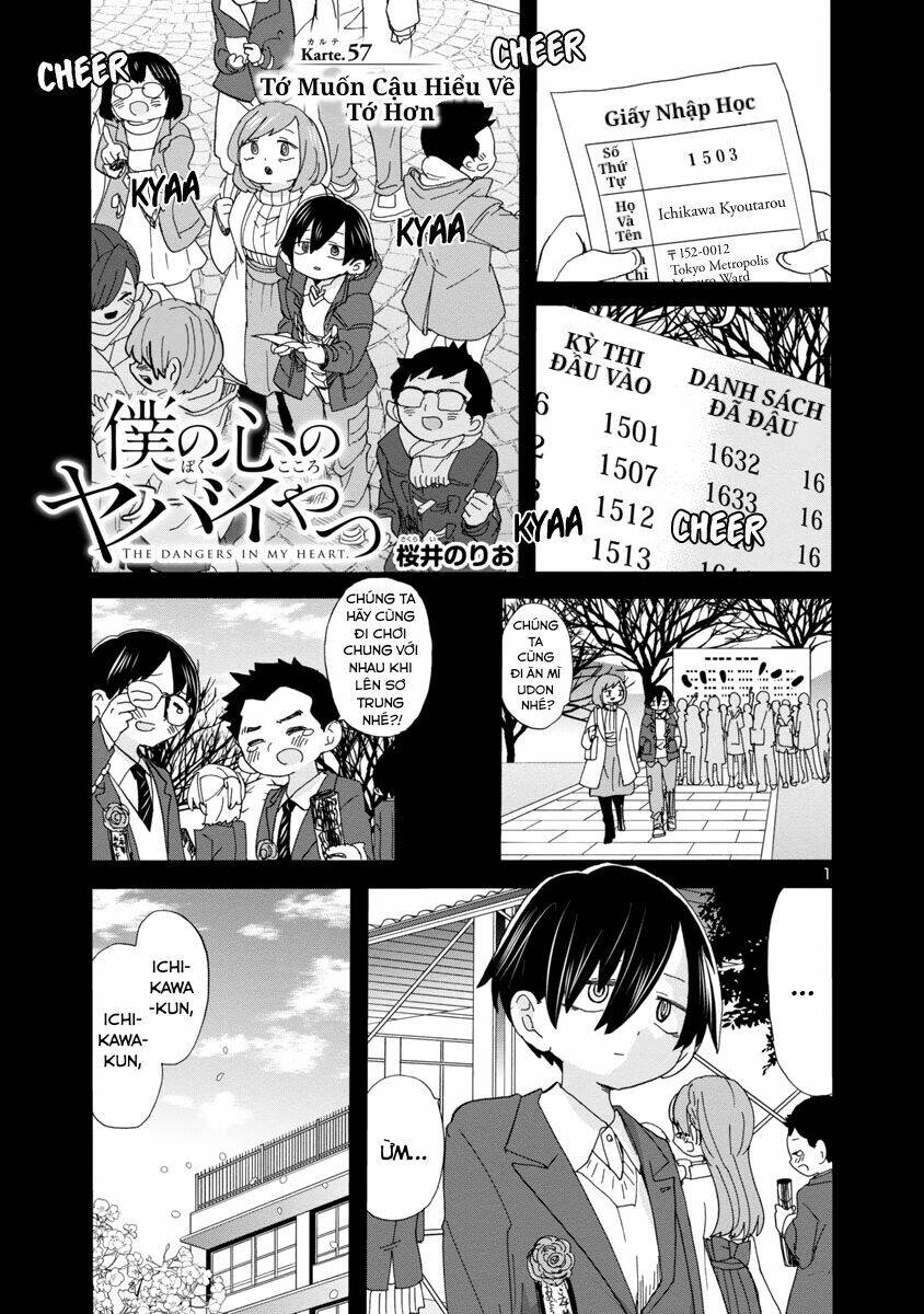 Boku No Kokoro No Yabai Yatsu Chapter 57 - Trang 2
