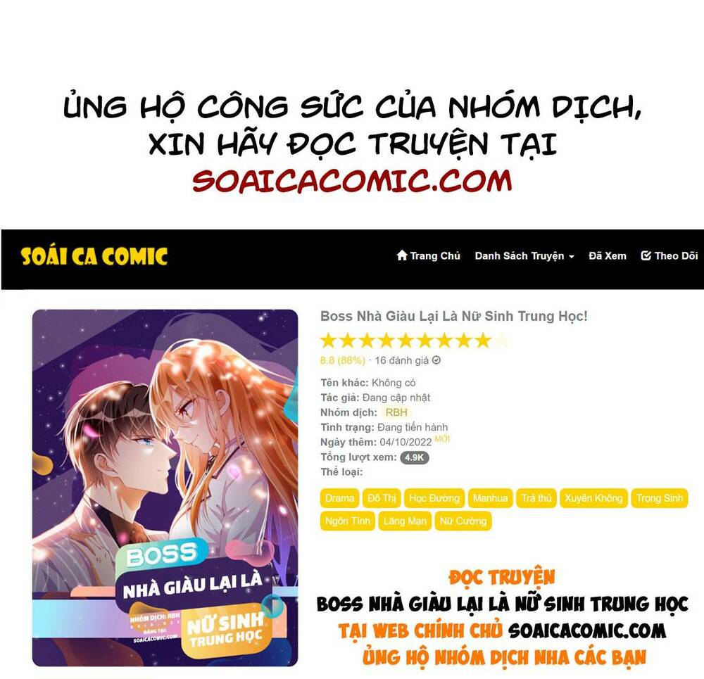 Boss Nhà Giàu Lại Là Nữ Sinh Trung Học! Chapter 20 - Trang 2