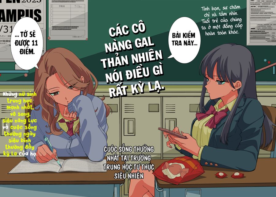 Các Cô Nàng Gal Luôn Nói Những Điều Phi Thường: Cuộc Sống Thường Nhật Của Tôi Tại Trung Học Tư Thục Siêu Nhiên Chapter 1 - Trang 2