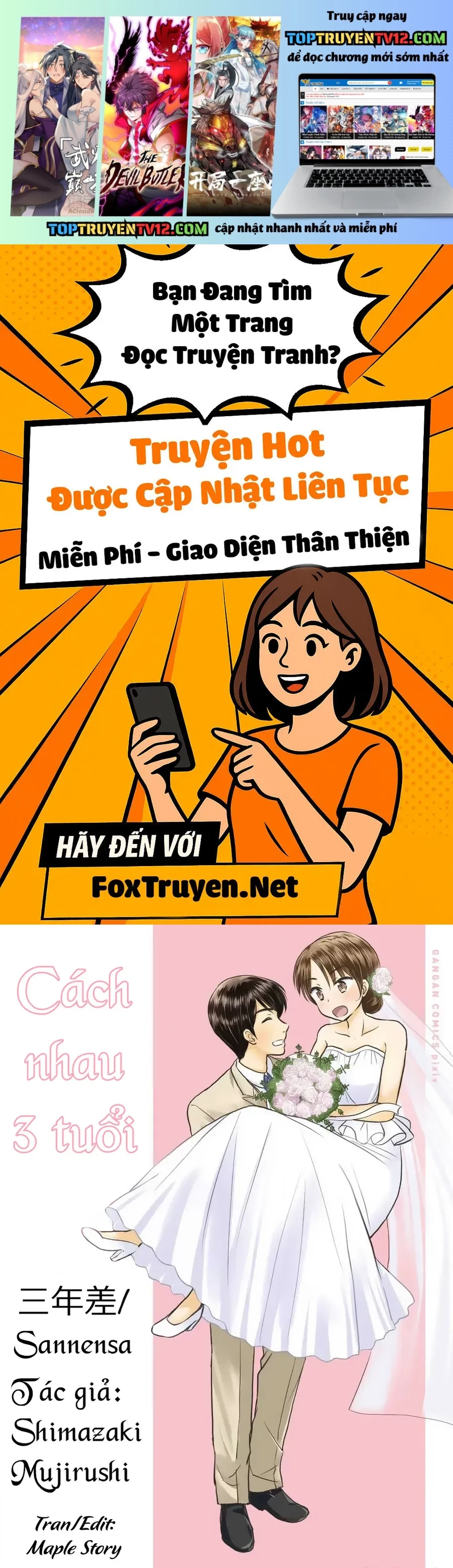 Cách Nhau 3 Tuổi Chapter 48 - Trang 2