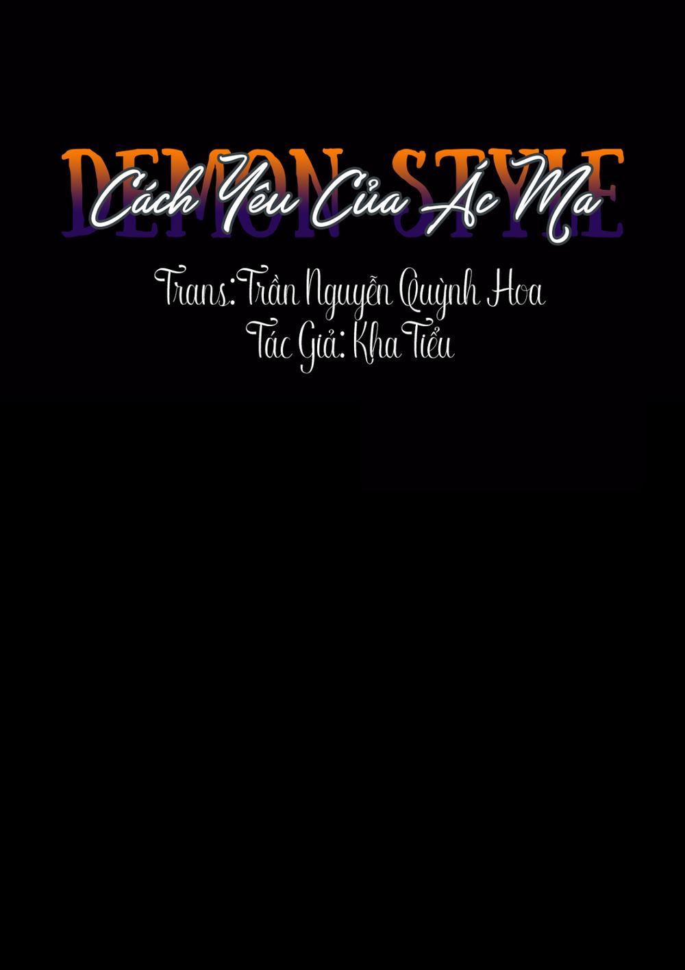 Cách Yêu Của Ác Ma Chapter 3 - Trang 2
