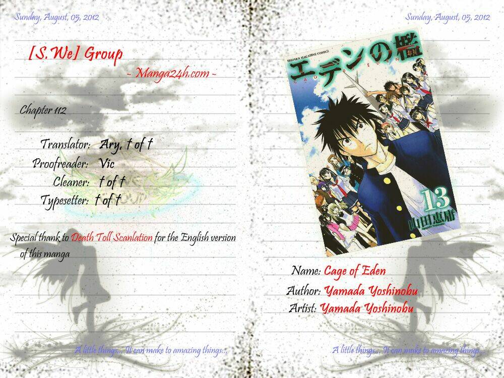 Cage Of Eden Chapter 112 - Trang 2