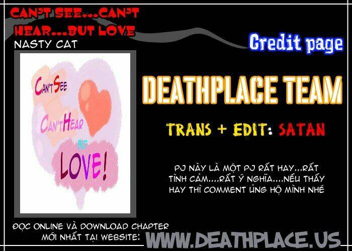 Can’T See Can’T Hear But Love Chapter 1 - Trang 2