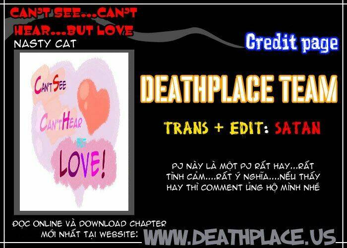 Can’T See Can’T Hear But Love Chapter 1 - Trang 2