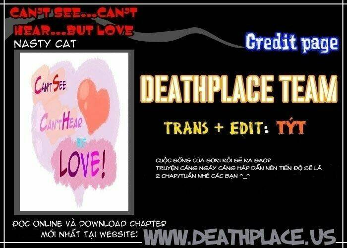 Can’T See Can’T Hear But Love Chapter 17 - Trang 2