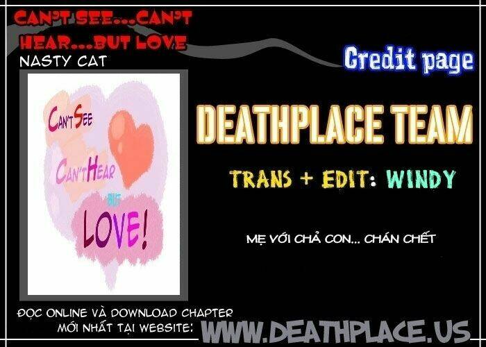 Can’T See Can’T Hear But Love Chapter 19 - Trang 2