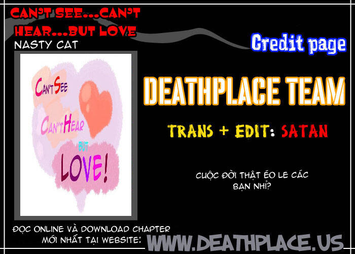 Can’T See Can’T Hear But Love Chapter 2 - Trang 2
