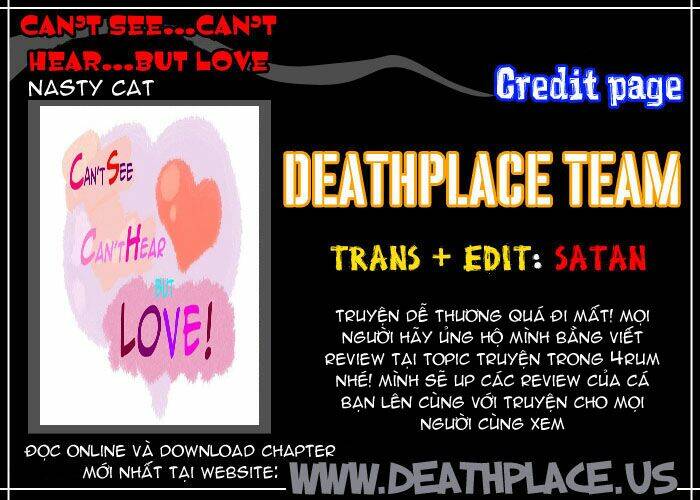 Can’T See Can’T Hear But Love Chapter 6 - Trang 2