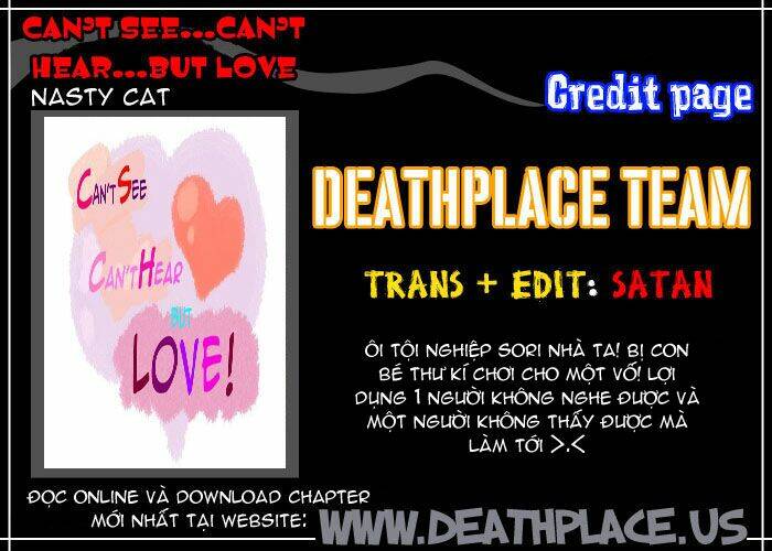 Can’T See Can’T Hear But Love Chapter 8 - Trang 2