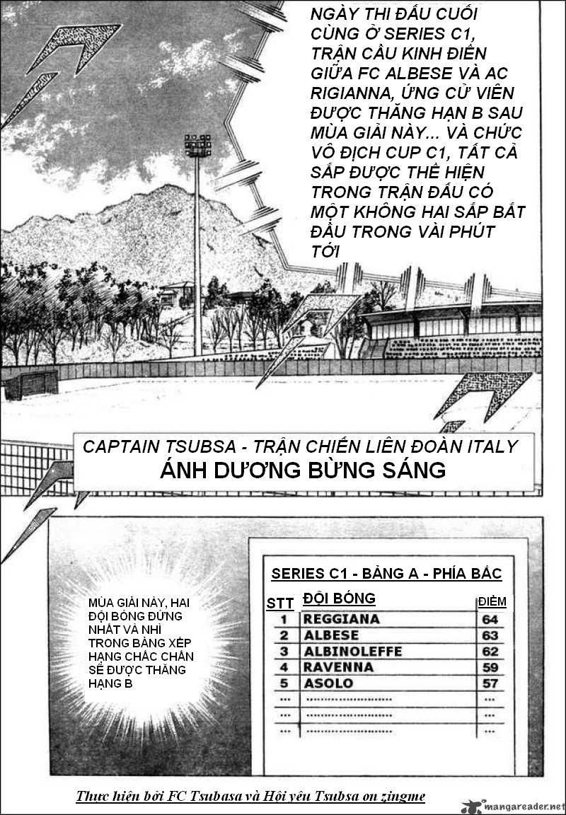 Captain Tsubasa : Trận Chiến Liên Đoàn Italy Chapter 2 - Trang 2