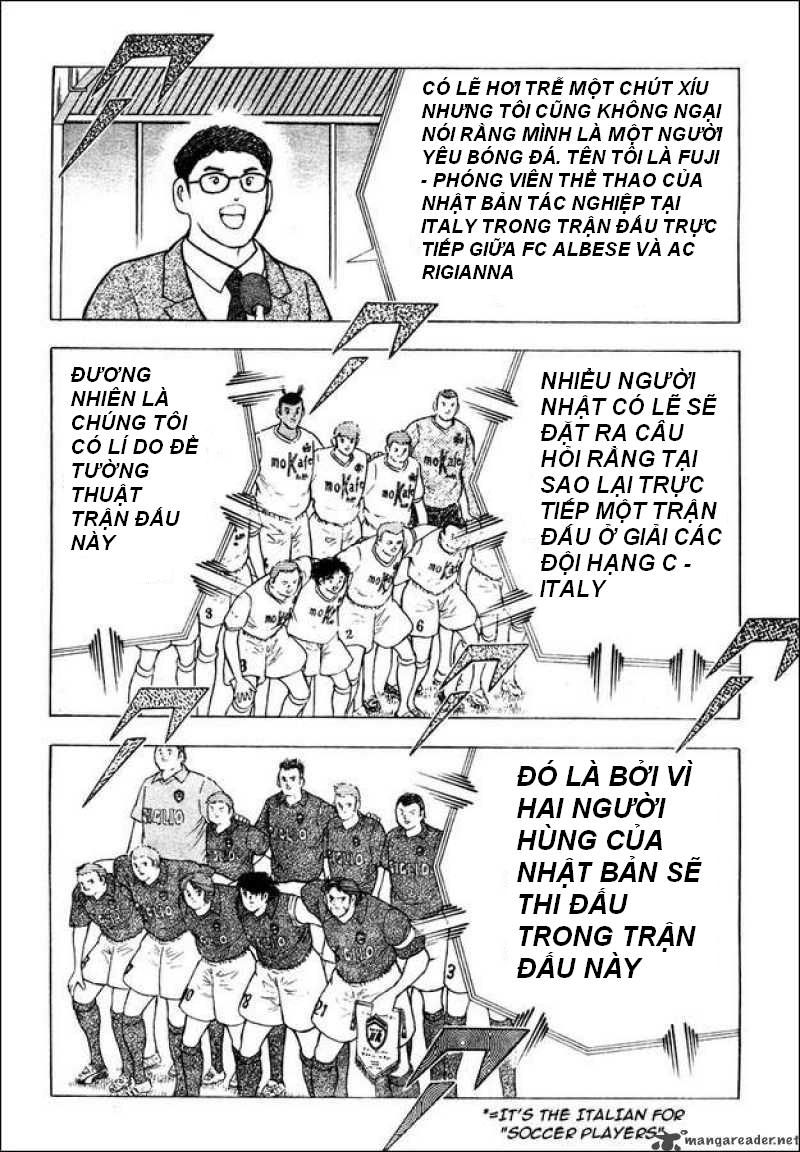 Captain Tsubasa : Trận Chiến Liên Đoàn Italy Chapter 2 - Trang 2
