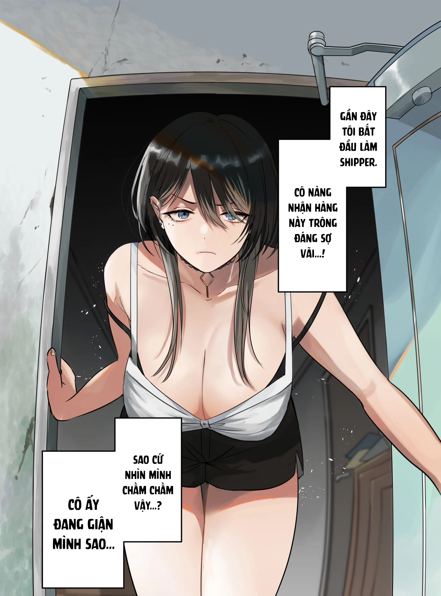 Câu Chuyện Về Cô Nàng Nhận Hàng Đáng Sợ! Chapter 7.6 - Trang 2