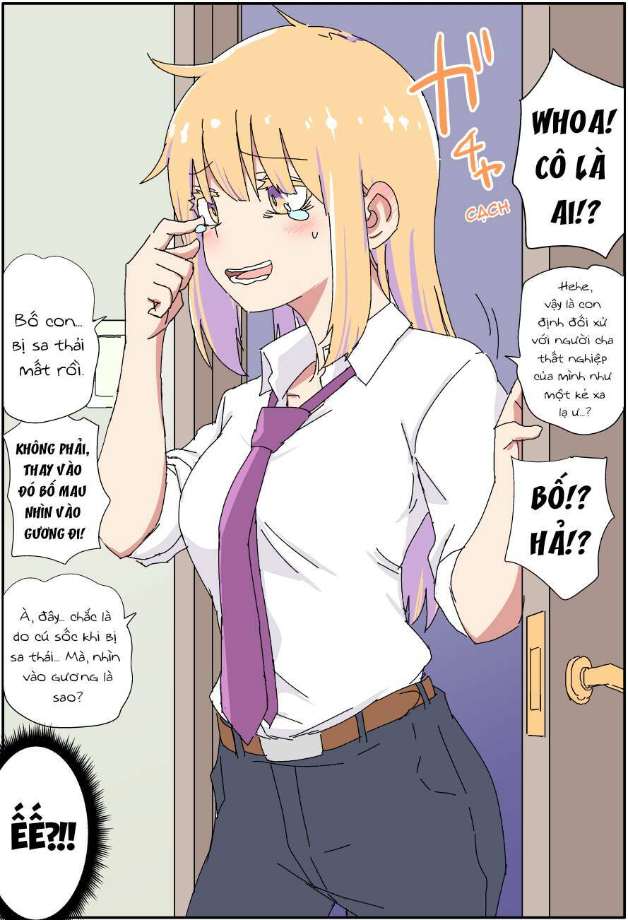 Câu Chuyện Về Người Bố Bị Chuyển Giới Của Tôi Thật Dễ Thương, Nhưng Cũng Thật Phức Tạp Chapter 1 - Trang 2