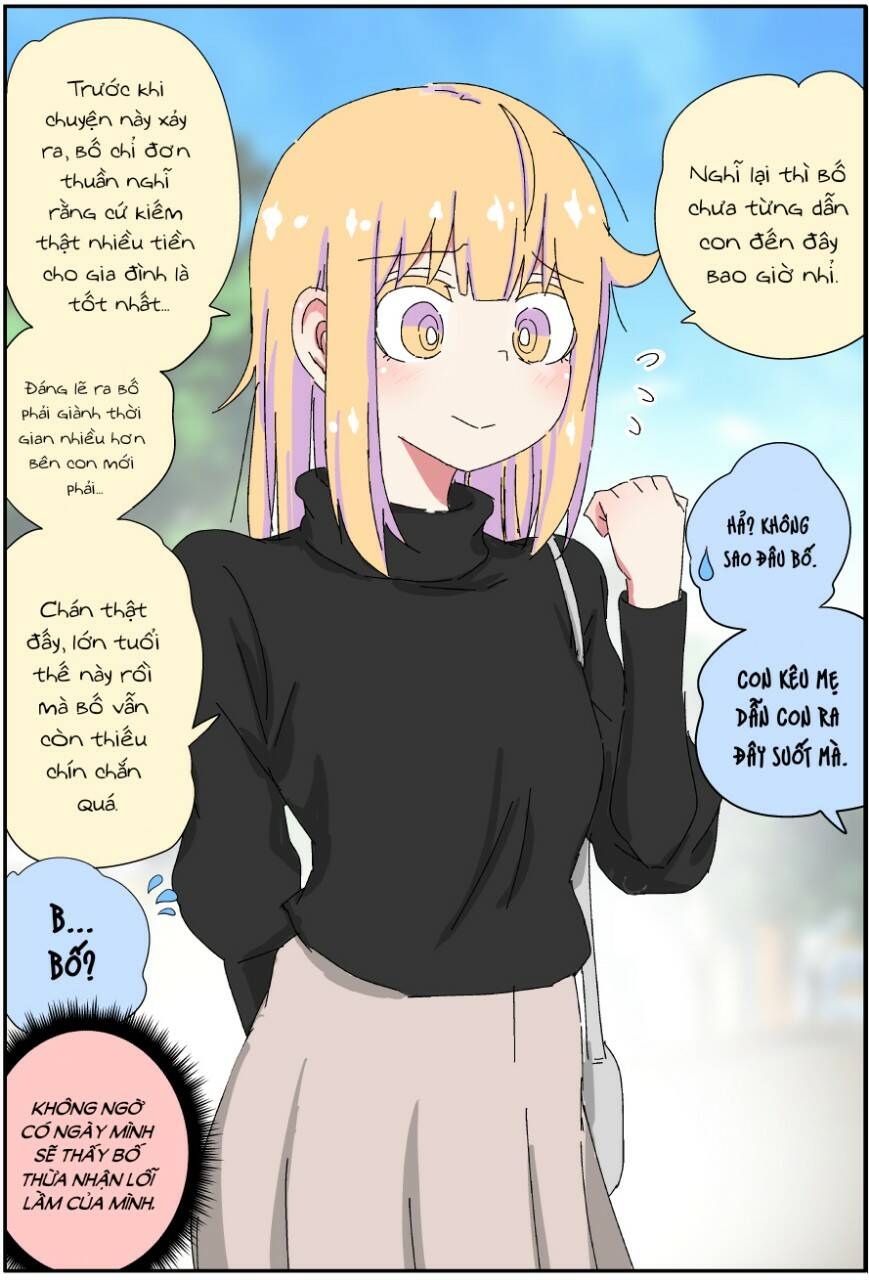Câu Chuyện Về Người Bố Bị Chuyển Giới Của Tôi Thật Dễ Thương, Nhưng Cũng Thật Phức Tạp Chapter 19 - Trang 2