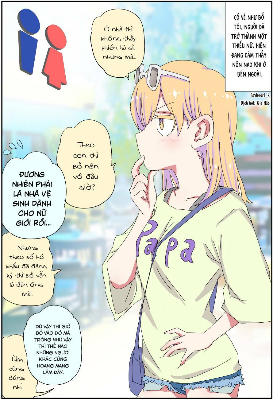Câu Chuyện Về Người Bố Bị Chuyển Giới Của Tôi Thật Dễ Thương, Nhưng Cũng Thật Phức Tạp Chapter 8 - Trang 2