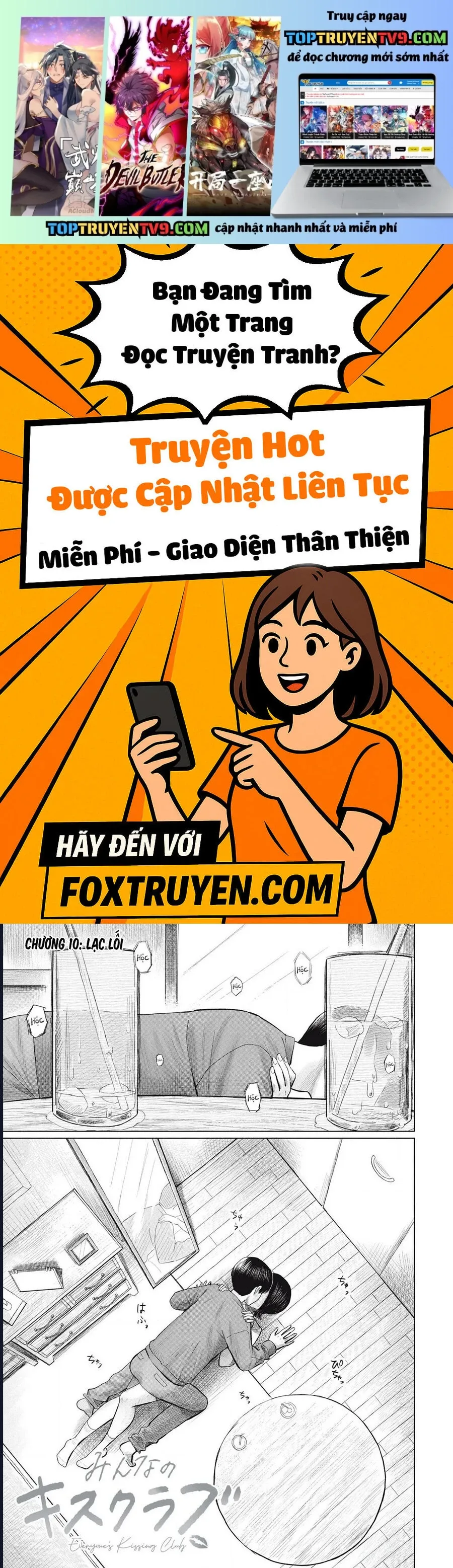 Câu Lạc Bộ Hôn Hít Cho Mọi Nhà Chapter 10 - Trang 2
