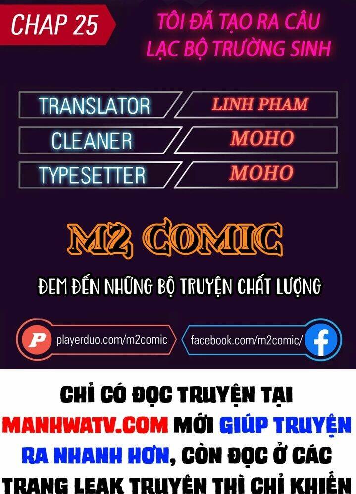 Câu Lạc Bộ Trường Sinh Chapter 25 - Trang 2