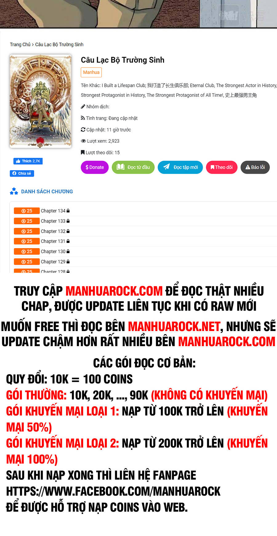 Câu Lạc Bộ Trường Sinh Chapter 79 - Trang 2